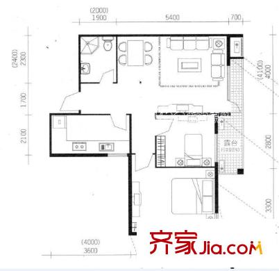 海紅廠家屬院 戶型圖