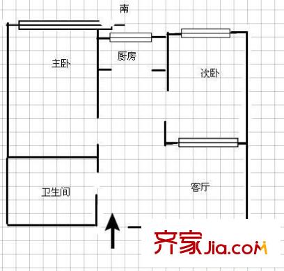 高速集團(tuán)家屬院 0室 戶型圖