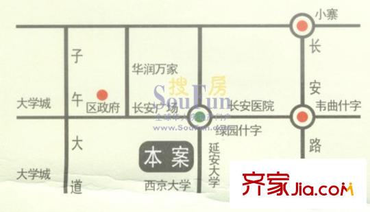 一品南山交通圖