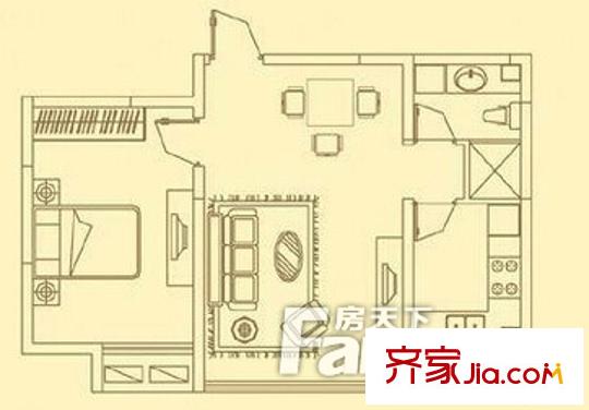 西安 一品南山 戶型圖