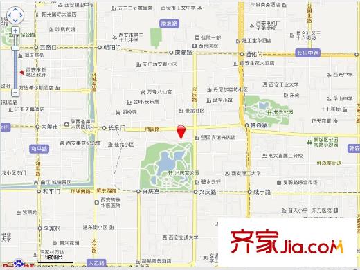 興慶宮電子地圖