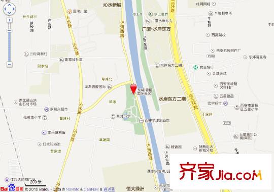 龍湖香醍國(guó)際社區(qū)配套公寓交通圖 