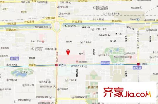 中建世紀(jì)領(lǐng)域交通圖 