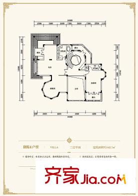 云中漫步獨(dú)棟E二層戶型 3室2廳2衛(wèi)1廚