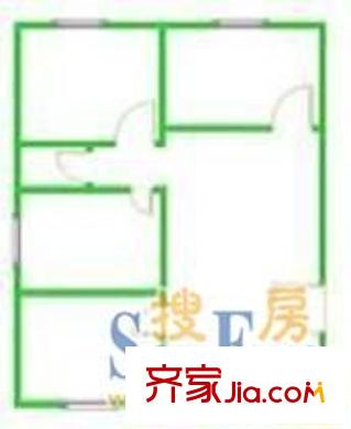 長安新市 3室 戶型圖