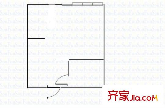 銀河新坐標(biāo) 2室 戶型圖