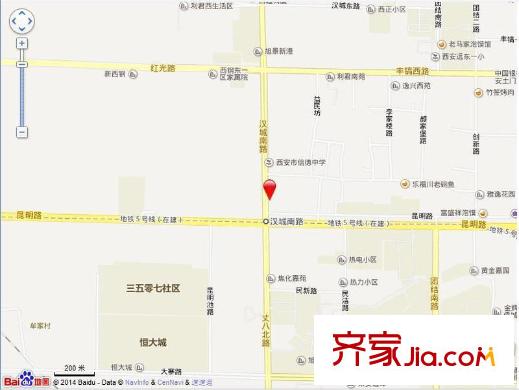 西化小區(qū)交通圖 