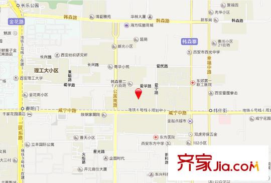 秦川30街坊交通圖 