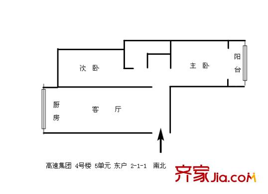 高速集團(tuán)家屬院 0室 戶型圖