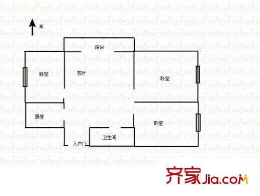 咸寧灣小區(qū)戶型圖咸寧灣 0室 戶型圖 