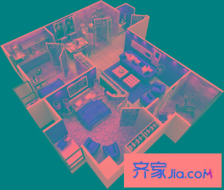 崇立金世園 2室 戶型圖