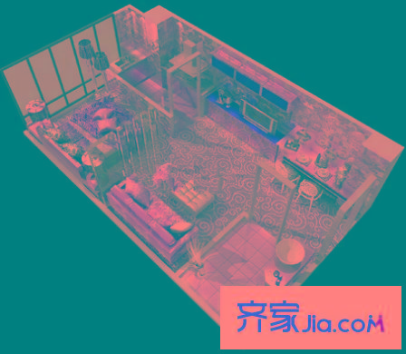 崇立金世園 1室 戶型圖