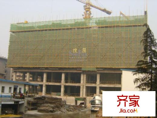 假日國際公寓實景圖施工進度