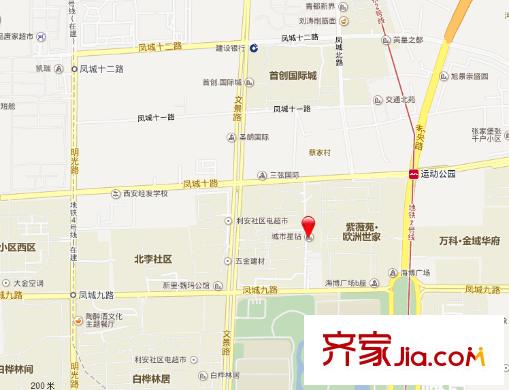 城市星鉆交通圖 