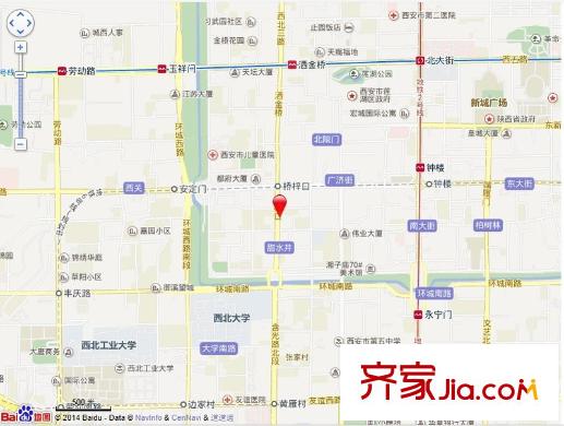 外貿(mào)家屬院交通圖 
