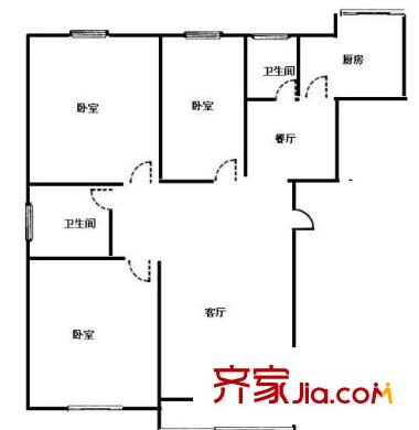 晨光御苑 3室 戶型圖