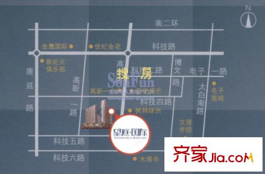 望庭國(guó)際交通圖