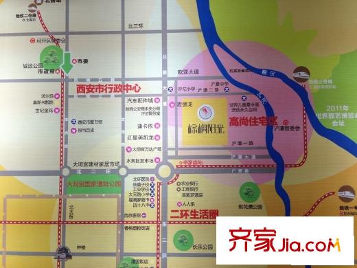 榮德?棕櫚陽(yáng)光區(qū)位圖