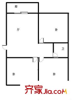 吉豐小區(qū) 3室 戶型圖