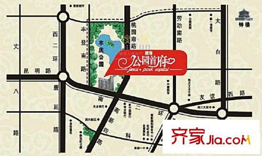 捷瑞公園首府交通圖