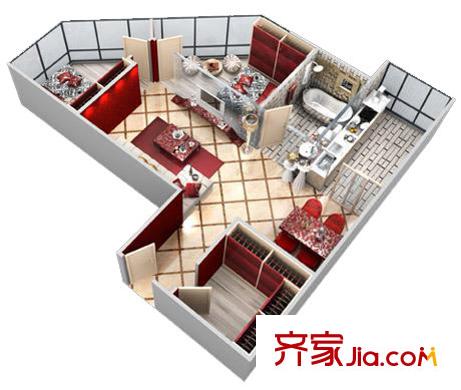 高新品閣一層彩圖_副本