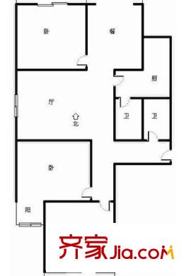 電子城教育局小區(qū) 3室 戶型圖