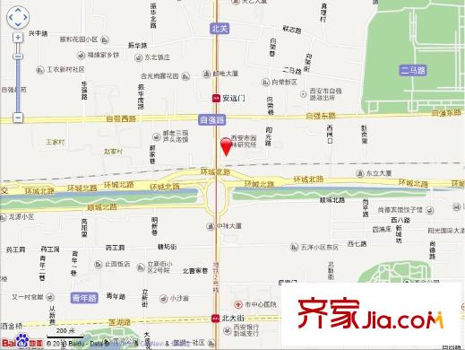 云峰大廈北關(guān)交通圖