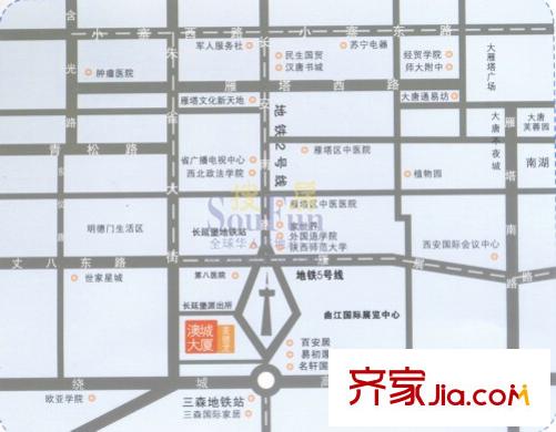 澳城大廈交通圖
