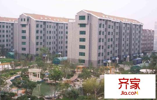 春天花園外景圖西安  