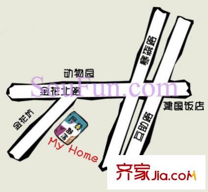 摩登部落交通圖