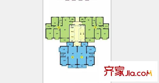 西安 先鋒花園 戶型圖