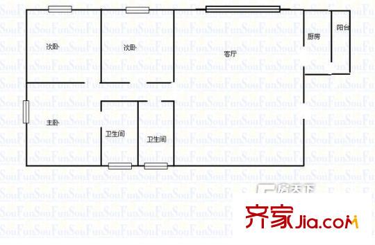 翠華小區(qū) 戶型圖