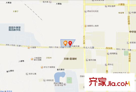 風(fēng)度天城交通圖