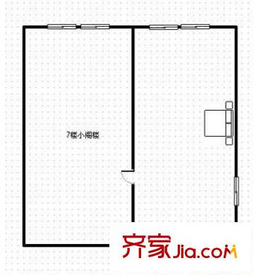 穎園小區(qū) 2室 戶型圖
