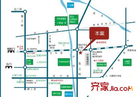 麗水花都交通圖區(qū)位圖
