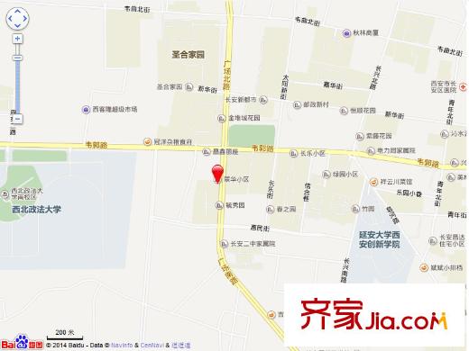 翠華小區(qū)交通圖  