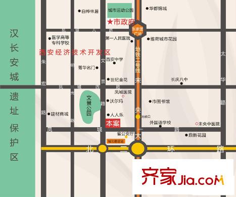 鳳城一號(hào)區(qū)位圖