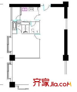 紫薇田園都市配套公寓戶型圖紫薇田園國(guó)際公寓 3室 戶型圖 3室2廳2衛(wèi)1廚