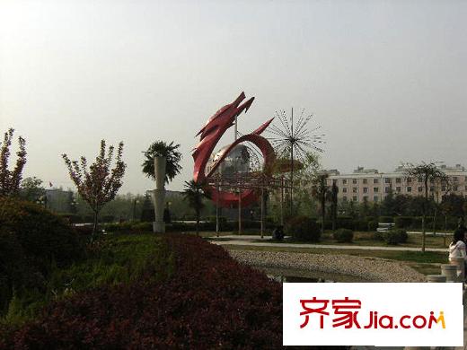 涇渭明珠配套圖周邊配套―廣場(chǎng)