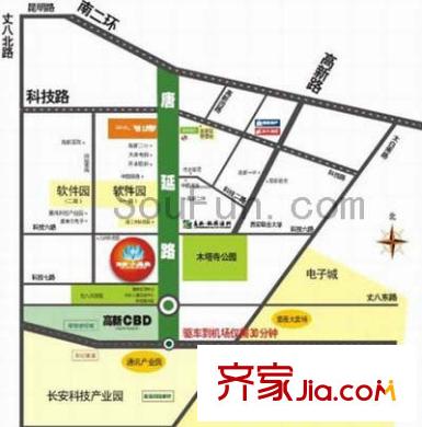 高新水晶島交通圖