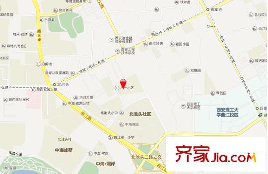 八一小區(qū)交通圖 