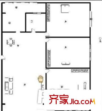 精典四季花園 3室 戶型圖