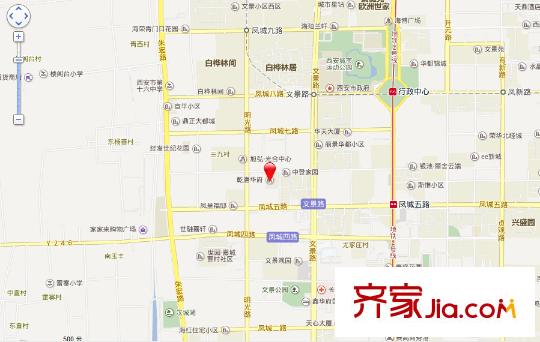乾唐華府交通圖  