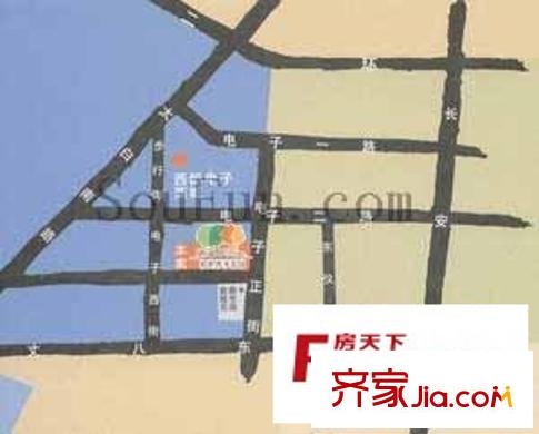 精典四季花園交通圖