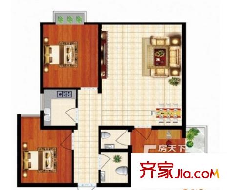 西安 翰林北苑 戶型圖