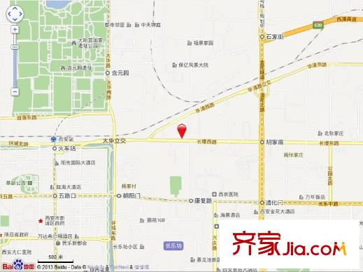 漢杰天賜良苑交通圖