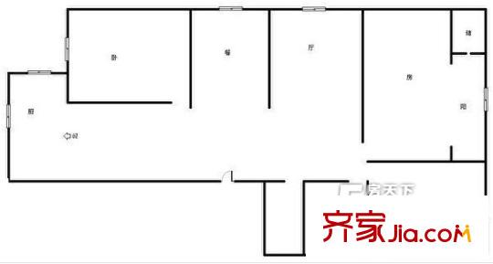 雍信花園戶型圖戶型圖 3室2廳2衛(wèi)
