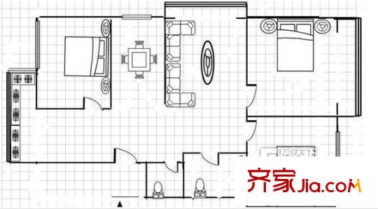 雍信花園戶型圖戶型圖 3室2廳2衛(wèi)