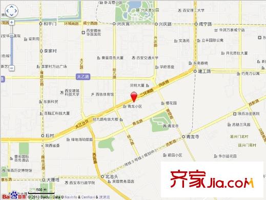 青龍小區(qū)交通圖