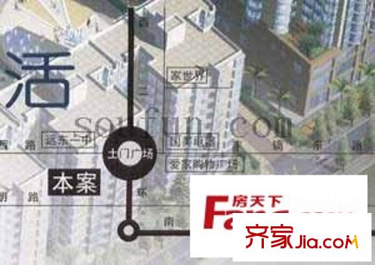 西城芳洲交通圖